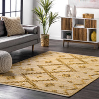 Nuloom Julianne Moroccan Nju3307D Yellow Area Rug