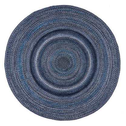 Nuloom Kyla Farmhouse Round Nky2832B Blue Area Rug