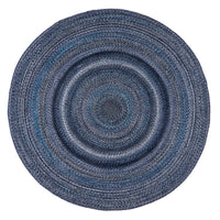 Nuloom Kyla Farmhouse Round Nky2832B Blue Area Rug