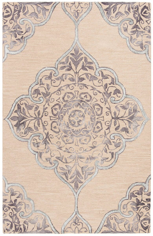 Safavieh Dip Dye Ddy510A Beige / Blue Area Rug