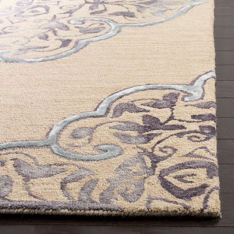 Safavieh Dip Dye Ddy510A Beige / Blue Area Rug