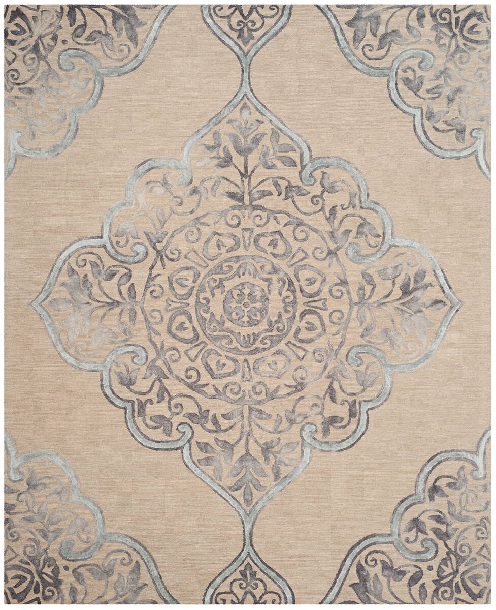 Safavieh Dip Dye Ddy510A Beige / Blue Area Rug