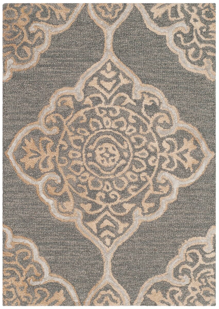 Safavieh Dip Dye Ddy510B Slate / Beige Area Rug