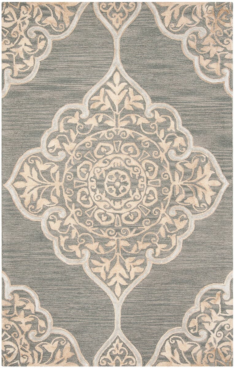 Safavieh Dip Dye Ddy510B Slate / Beige Area Rug