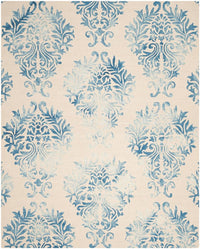 Safavieh Dip Dye Ddy516A Beige / Blue Damask Area Rug