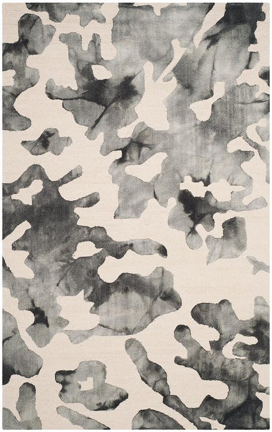 Safavieh Dip Dye Ddy517E Beige / Charcoal Organic / Abstract Area Rug