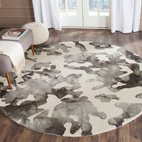 Safavieh Dip Dye Ddy517E Beige / Charcoal Organic / Abstract Area Rug