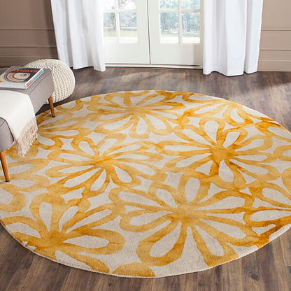 Safavieh Dip Dye Ddy527M Beige / Gold Floral / Country Area Rug