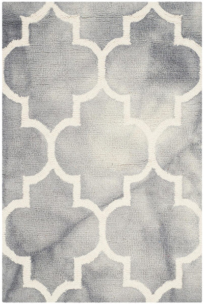 Safavieh Dip Dye Ddy535C Grey / Ivory Geometric Area Rug