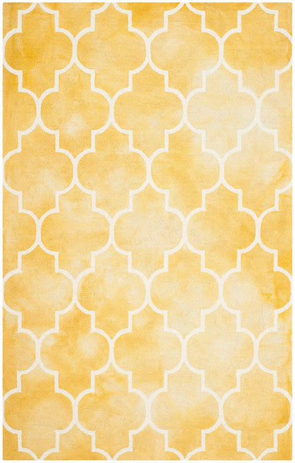 Safavieh Dip Dye Ddy535H Gold / Ivory Geometric Area Rug