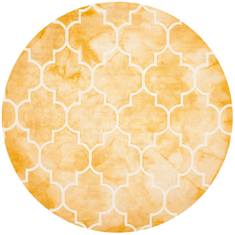 Safavieh Dip Dye Ddy535H Gold / Ivory Geometric Area Rug