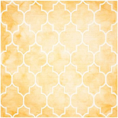 Safavieh Dip Dye Ddy535H Gold / Ivory Geometric Area Rug