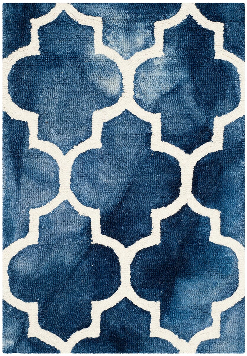 Safavieh Dip Dye Ddy535N Navy / Ivory Geometric Area Rug