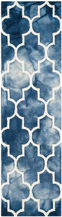 Safavieh Dip Dye Ddy535N Navy / Ivory Geometric Area Rug