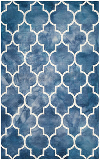 Safavieh Dip Dye Ddy535N Navy / Ivory Geometric Area Rug