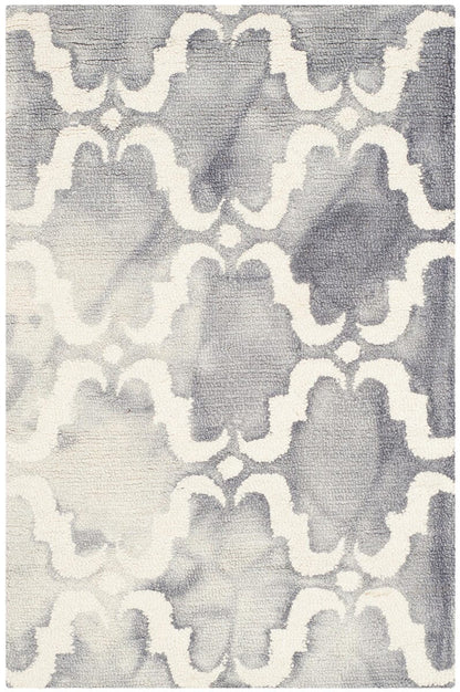 Safavieh Dip Dye Ddy536C Grey / Ivory Geometric Area Rug