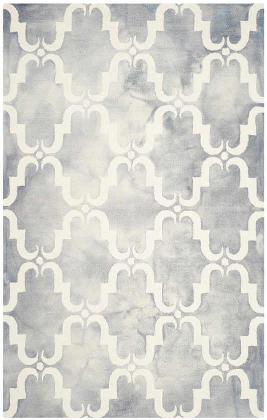 Safavieh Dip Dye Ddy536C Grey / Ivory Geometric Area Rug