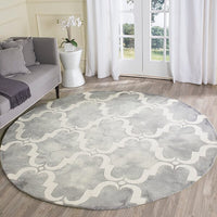 Safavieh Dip Dye Ddy536C Grey / Ivory Geometric Area Rug