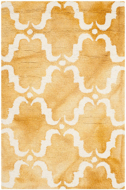 Safavieh Dip Dye Ddy536H Gold / Ivory Geometric Area Rug