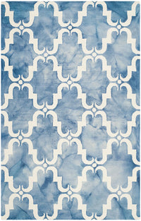 Safavieh Dip Dye Ddy536K Blue / Ivory Geometric Area Rug