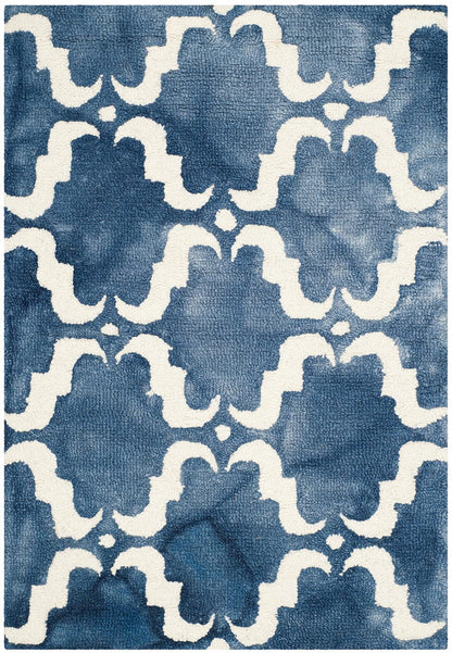 Safavieh Dip Dye Ddy536N Navy / Ivory Geometric Area Rug