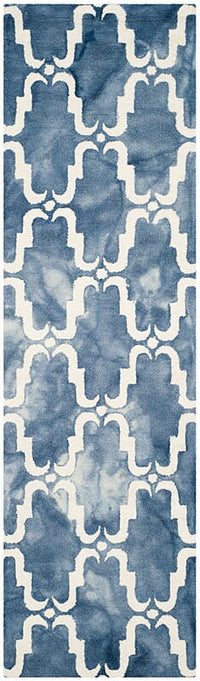 Safavieh Dip Dye Ddy536N Navy / Ivory Geometric Area Rug