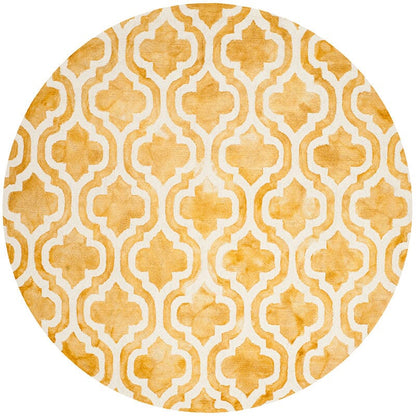 Safavieh Dip Dye Ddy537H Gold / Ivory Geometric Area Rug