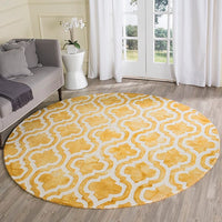 Safavieh Dip Dye Ddy537H Gold / Ivory Geometric Area Rug