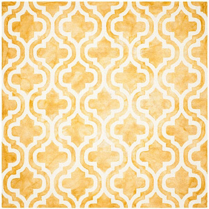 Safavieh Dip Dye Ddy537H Gold / Ivory Geometric Area Rug