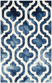 Safavieh Dip Dye Ddy537N Navy / Ivory Geometric Area Rug