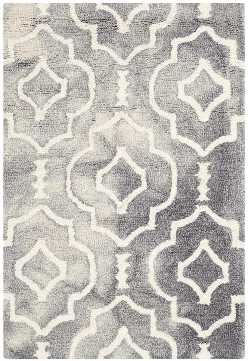 Safavieh Dip Dye Ddy538C Grey / Ivory Geometric Area Rug