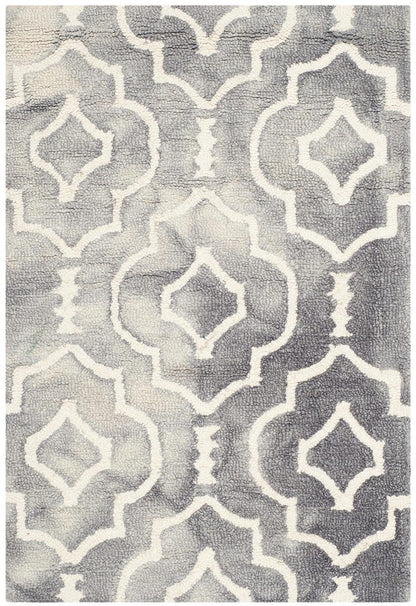 Safavieh Dip Dye Ddy538C Grey / Ivory Geometric Area Rug