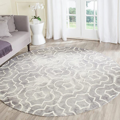 Safavieh Dip Dye Ddy538C Grey / Ivory Geometric Area Rug