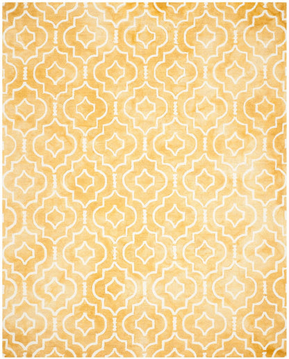 Safavieh Dip Dye Ddy538H Gold / Ivory Geometric Area Rug