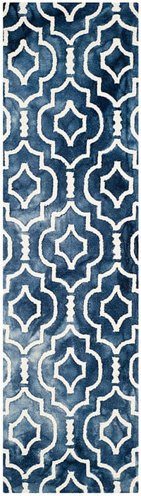 Safavieh Dip Dye Ddy538N Navy / Ivory Geometric Area Rug