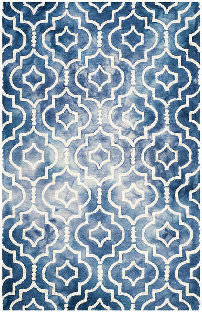 Safavieh Dip Dye Ddy538N Navy / Ivory Geometric Area Rug