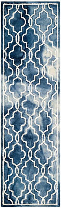 Safavieh Dip Dye Ddy539N Navy / Ivory Geometric Area Rug