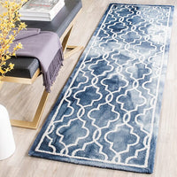 Safavieh Dip Dye Ddy539N Navy / Ivory Geometric Area Rug