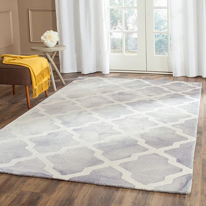 Safavieh Dip Dye Ddy540C Grey / Ivory Geometric Area Rug