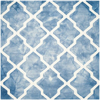 Safavieh Dip Dye Ddy540K Blue / Ivory Geometric Area Rug