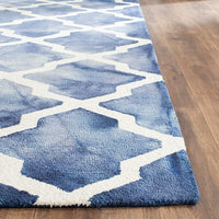 Safavieh Dip Dye Ddy540N Navy / Ivory Geometric Area Rug