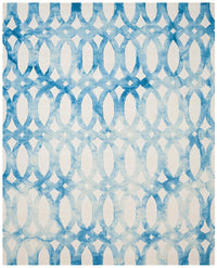 Safavieh Dip Dye Ddy675A Ivory / Blue Geometric Area Rug