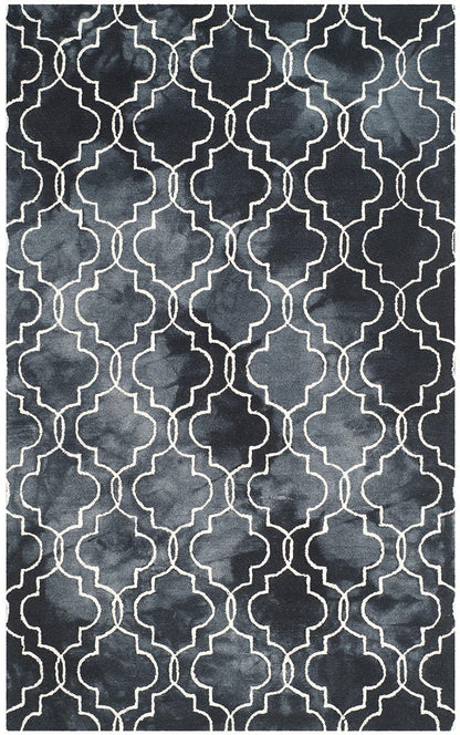 Safavieh Dip Dye Ddy676J Graphite / Ivory Geometric Area Rug