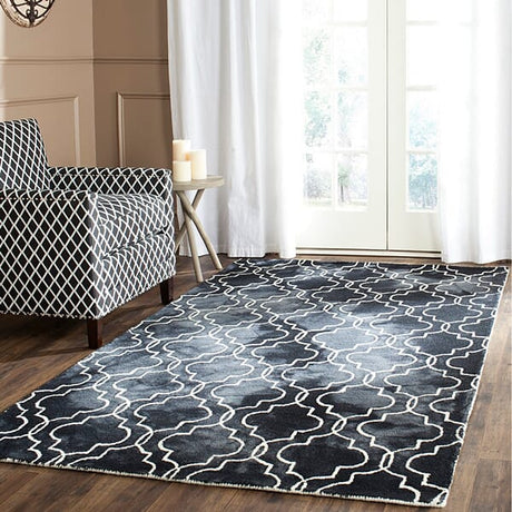 Safavieh Dip Dye Ddy676J Graphite / Ivory Rugs.