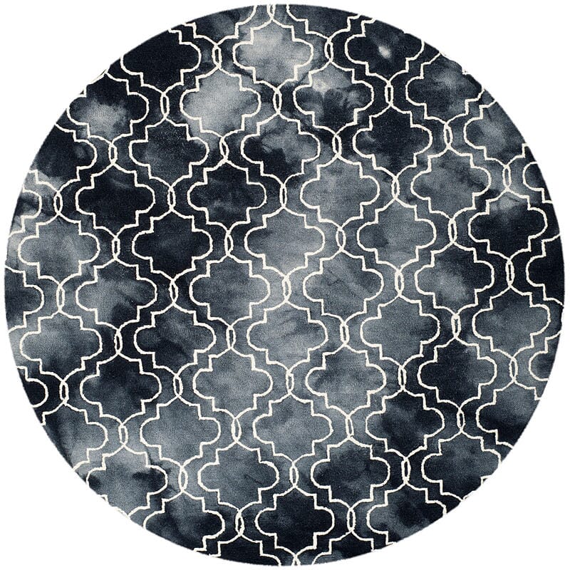 Safavieh Dip Dye Ddy676J Graphite / Ivory Geometric Area Rug