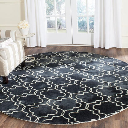 Safavieh Dip Dye Ddy676J Graphite / Ivory Geometric Area Rug