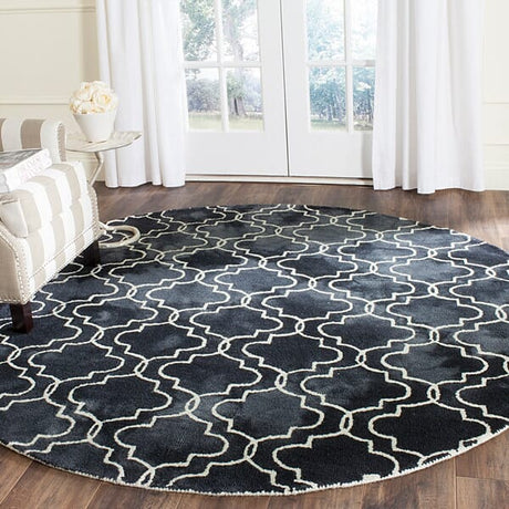 Safavieh Dip Dye Ddy676J Graphite / Ivory Rugs.