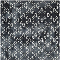 Safavieh Dip Dye Ddy676J Graphite / Ivory Geometric Area Rug