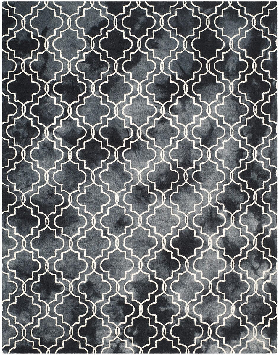 Safavieh Dip Dye Ddy676J Graphite / Ivory Geometric Area Rug