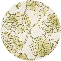 Safavieh Dip Dye Ddy683B Ivory / Light Green Floral / Country Area Rug